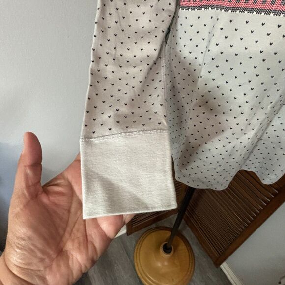 Hanna Andersson Grey Star Wars Fair Isle Vader Pajama Top Size XL - Picture 8 of 10